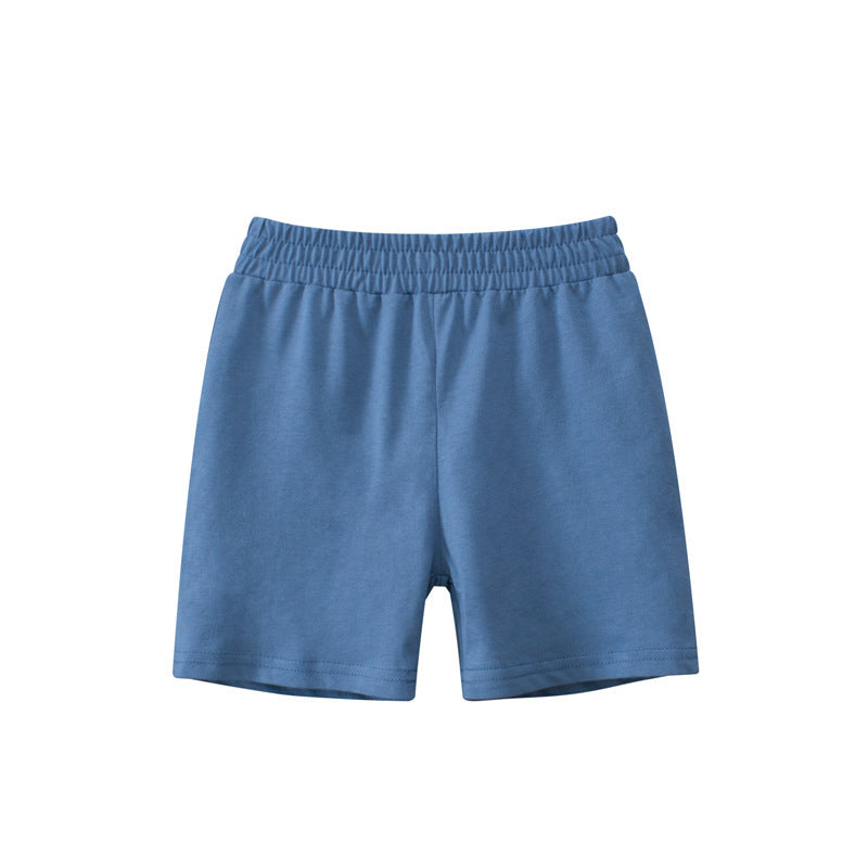 Short Capri pour enfants de couleur solide