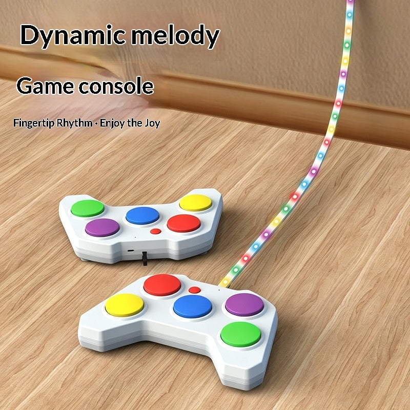 Educational game controller with dynamic melodies for children