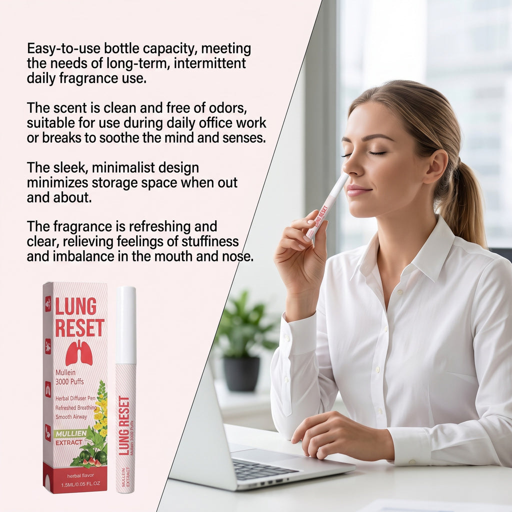Aromathérapie Mullein Stick Inhalateur