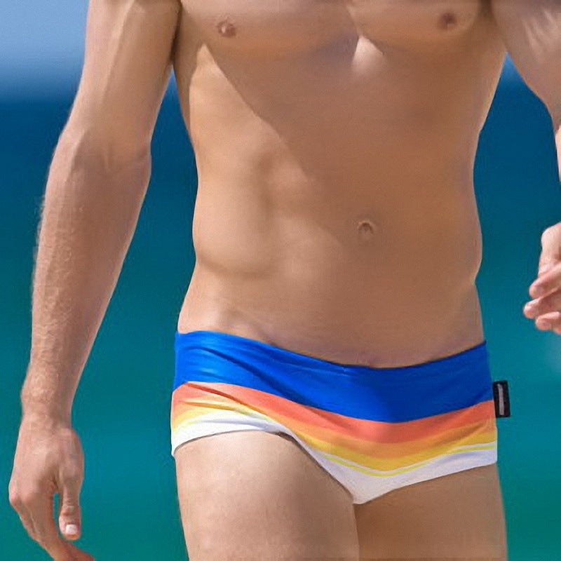 Mode Rainbow Slips de natation Boxer Natation Trunks