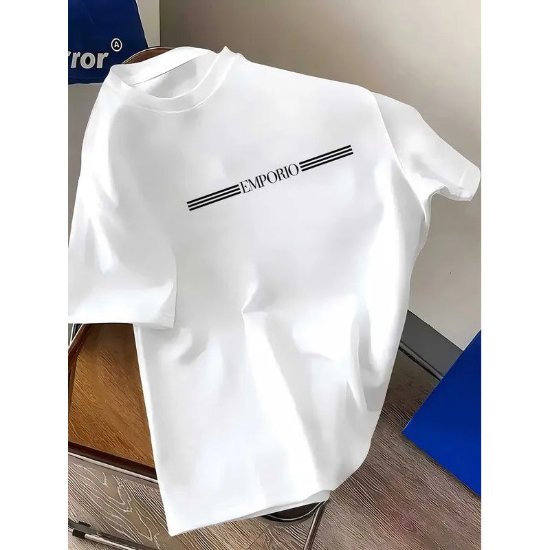Cotton Men's Luxury Brand Lettered Style