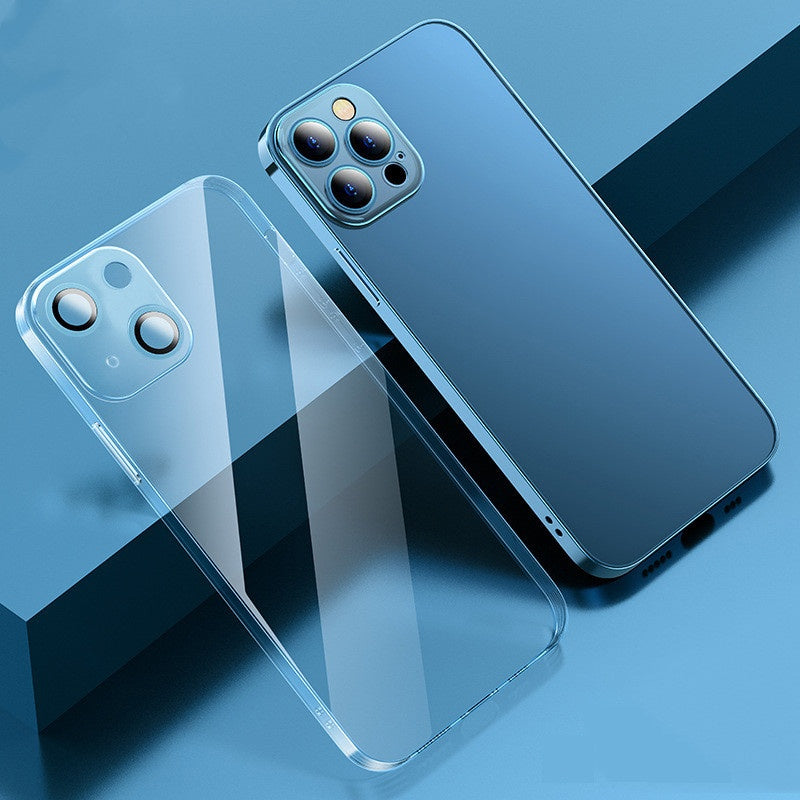 TPU transparent électroplastique tout compris livré avec boîtier de téléphone protège-objectif