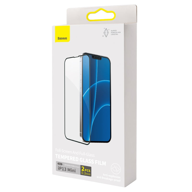 0.3mm Full Screen Full Glass Super Porcelaine Crystal Tempered Film pour IP 5.4 Inch Modèle