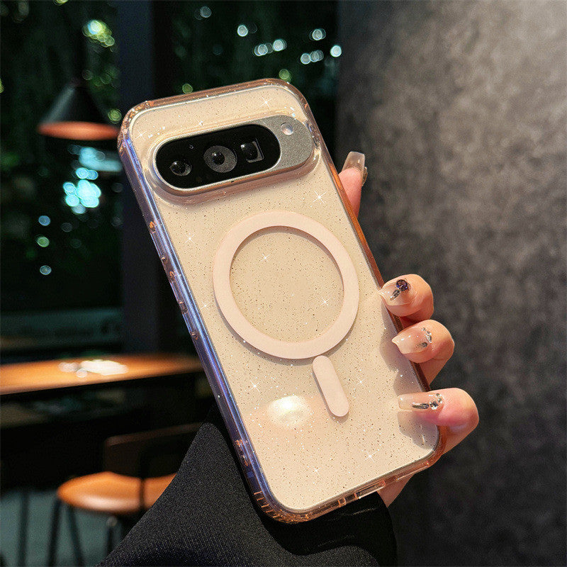 Étui de téléphone magnétique transparent Starry Sky