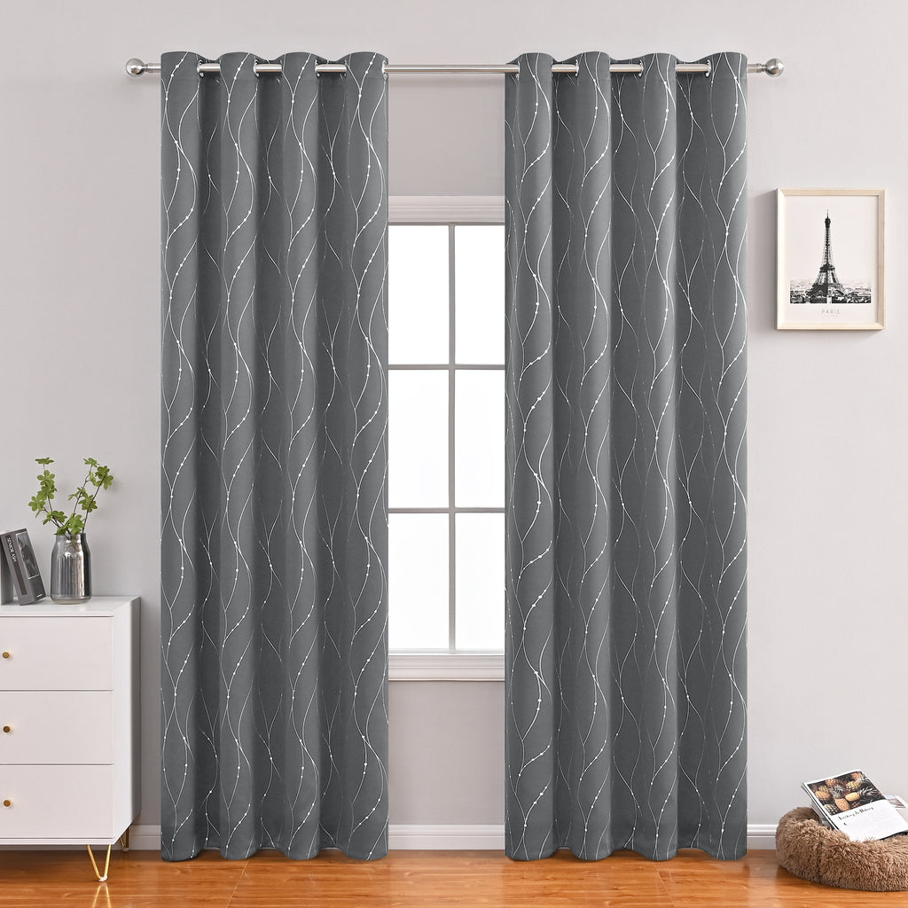 Moderne Minimalist Ameublement Rideaux décoratifs noir