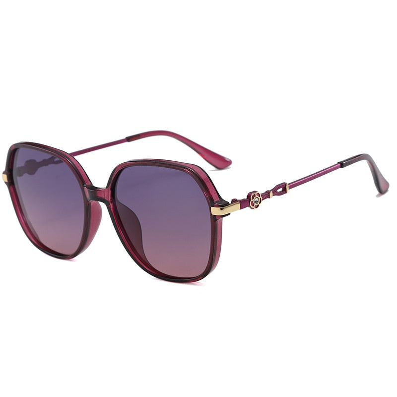 Personnalité Mode Lunettes de soleil minces et résistantes au soleil