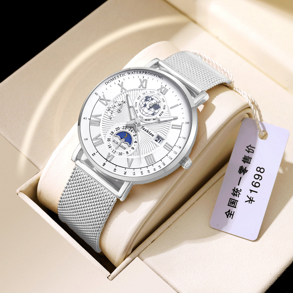 Montres pour hommes Calendrier lumineux non mécanique