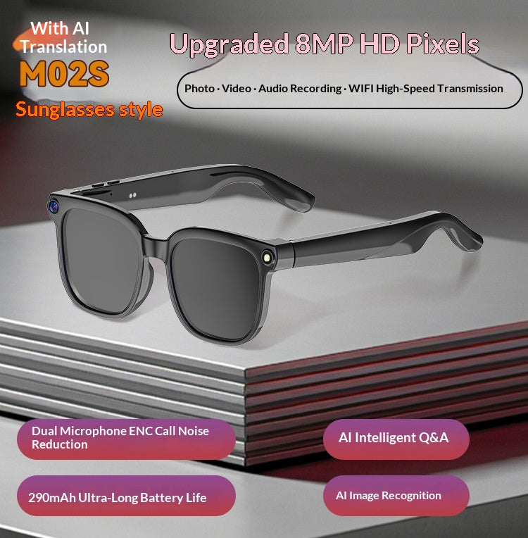 Lunettes intelligentes AI avec caméra