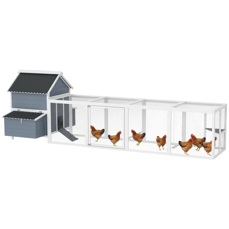 156Coop de poulet en bois extra grand avec 2 boîte de nid