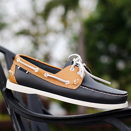 Hommes Bas-Top Fashionable Classic Chaussures Casual en cuir à la main