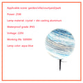 Solar pelouse extérieur étanche Villa Garden Grass lampe de terre