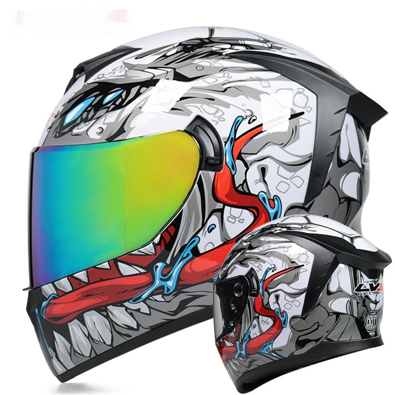 Casque de moto à double objectif pour hommes et femmes