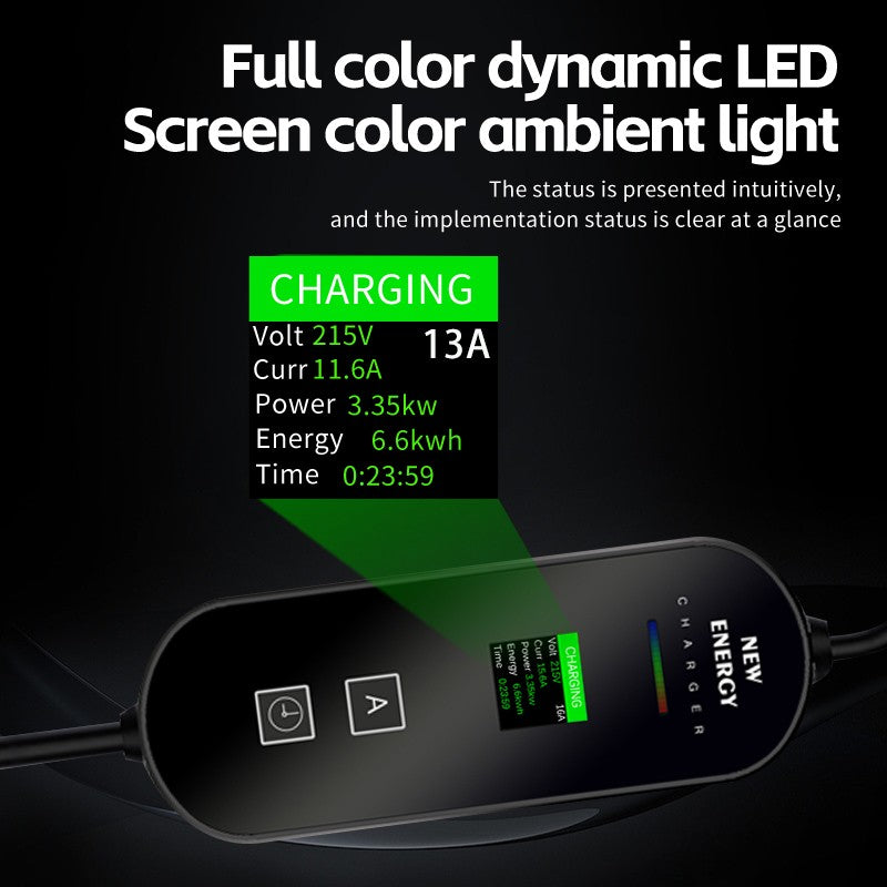 13A EV câble de recharge de type 2 UK Plug 3 broche électrique voiture chargeur 3.5KW