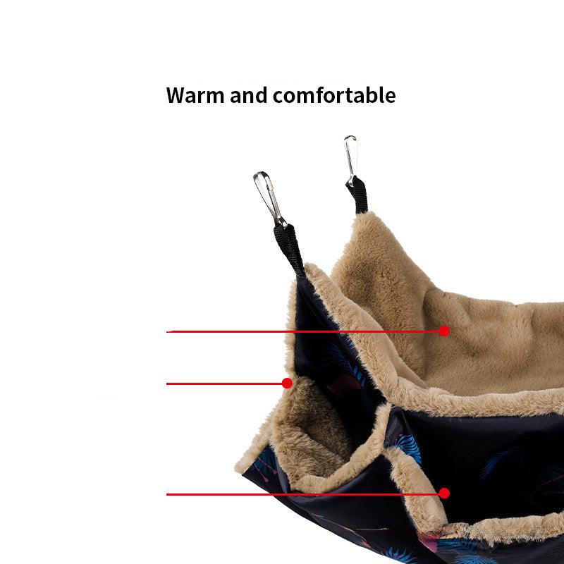 Animaux de compagnie Cage Hammock Guinée Pig Rat Hammock Tunnel écureuil Jouets Ferret Lit suspendu pour petit