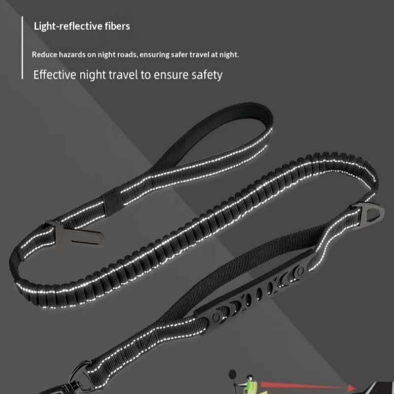 Elastic Anti-gust Pull-resistant Dog Leash