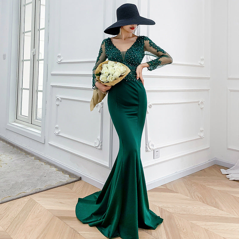 Robe de soirée haut de gamme féminine