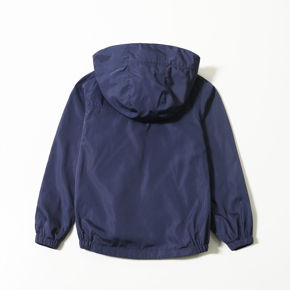 Veste de manteau Automne Medium et Big Kids Hood