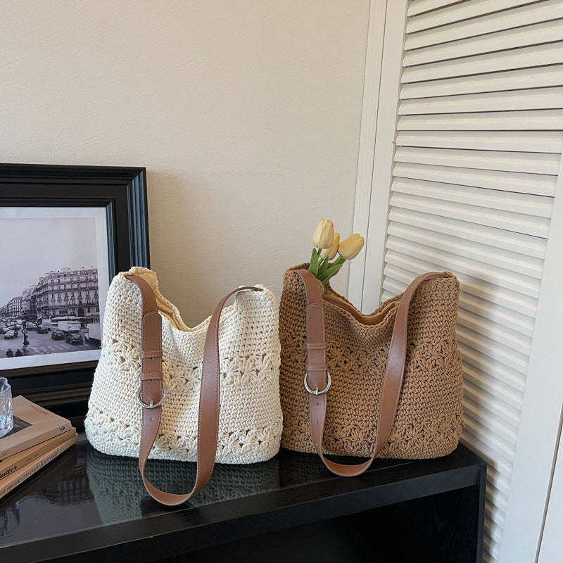 Sac de plage tendance pour femmes à épaule unique