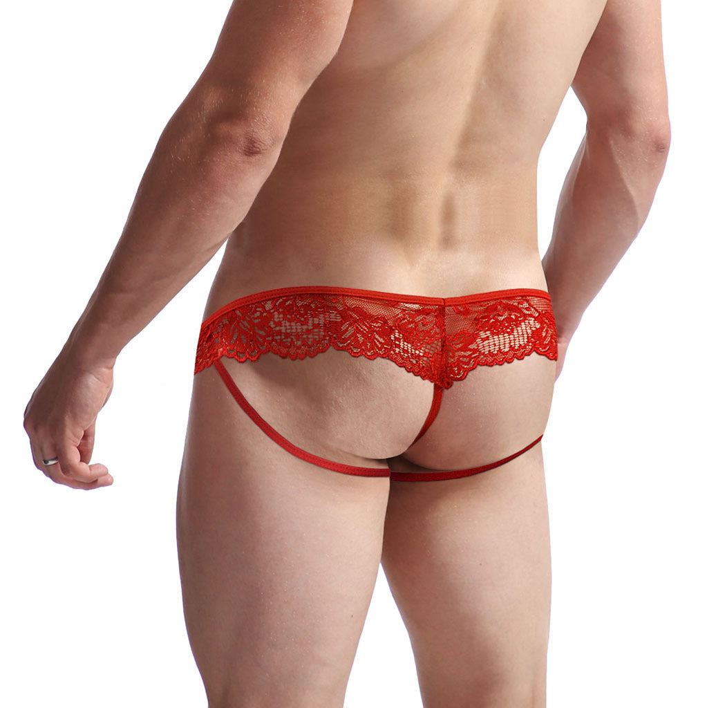 Sous-vêtements pour hommes Dentelle en cuir
