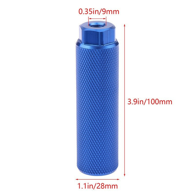Hexagonal vélo alliage d'aluminium pied poste Bazooka