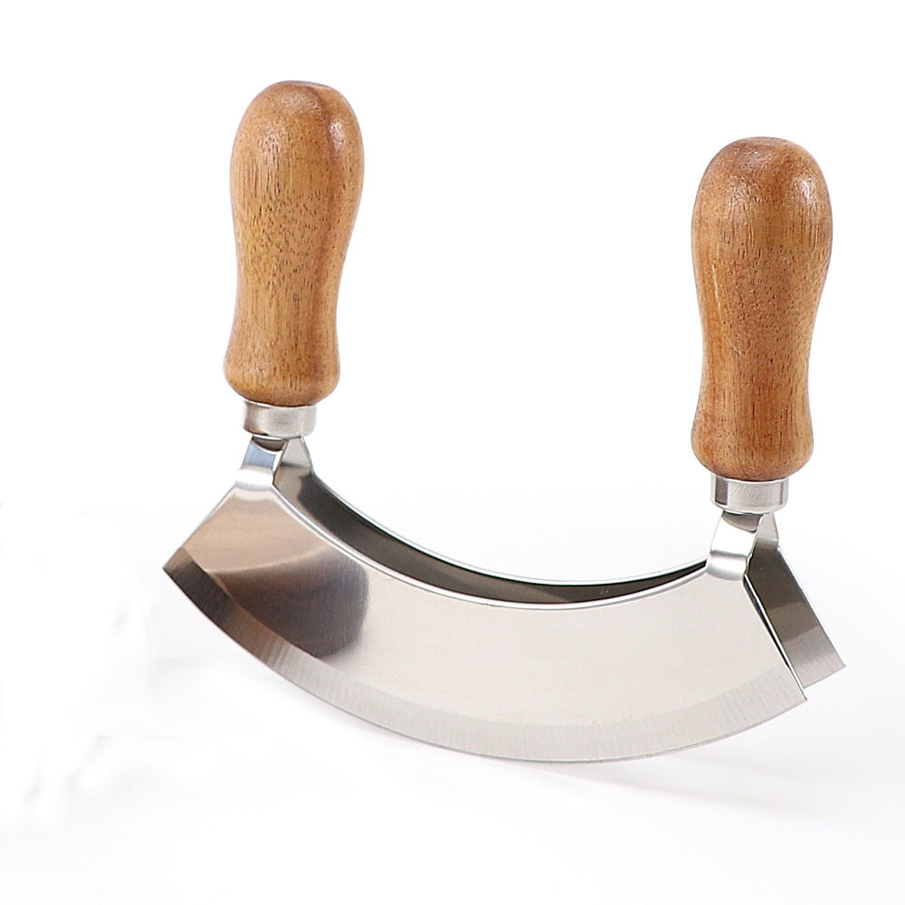 Outil de cuisine domestique à coupe double en acier inoxydable
