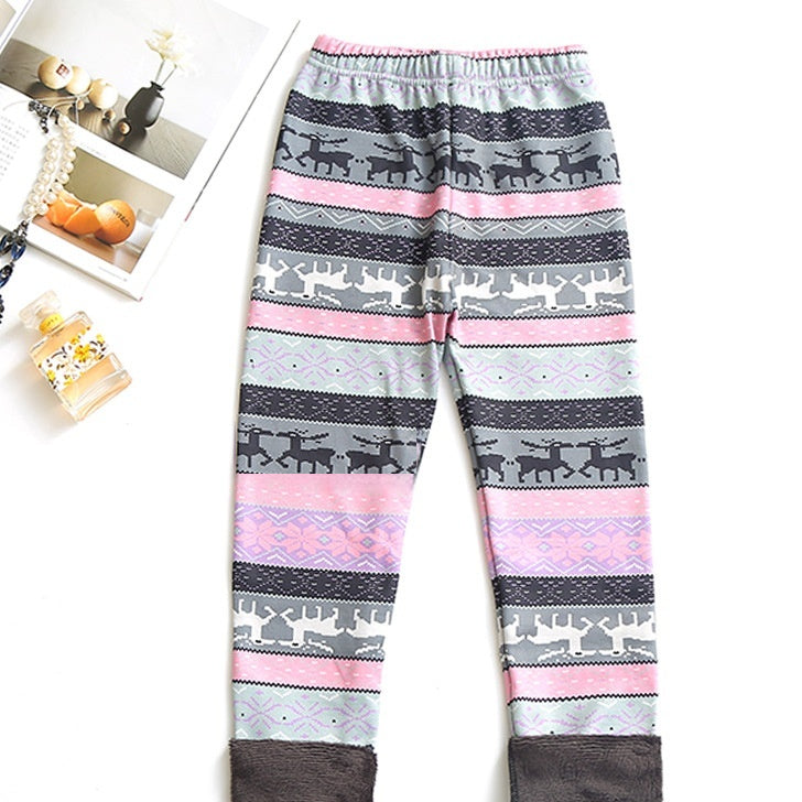 Filles Fine-Flannel PrintempsAutomne Vêtements de dessus Pantalons lait-viscose