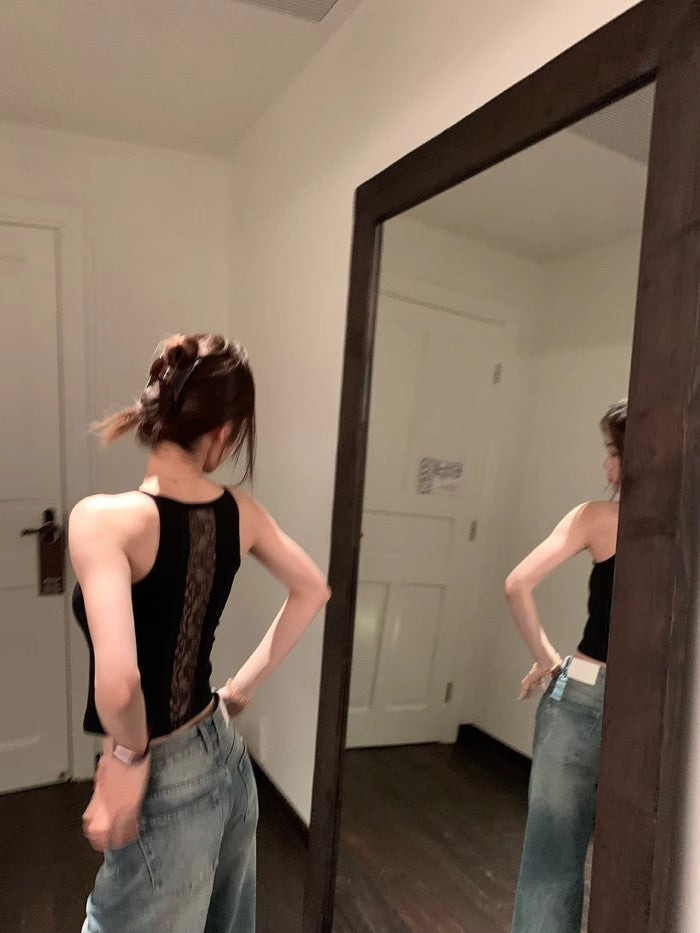Veste en dentelle pour femmes avec plateau de soutien-gorge rembourré intégré