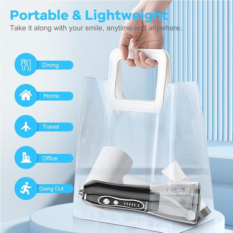 Pick de dents de fil dentaire d'eau Portable Oral Irrigator avec 5 modes IPX7