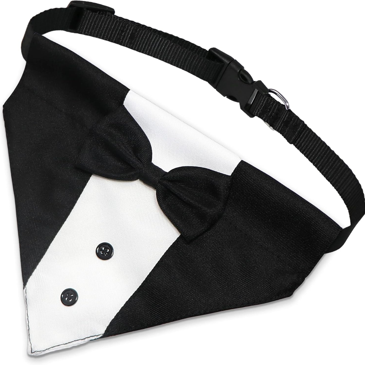 Wedding Collar Bandana with Bow Tie