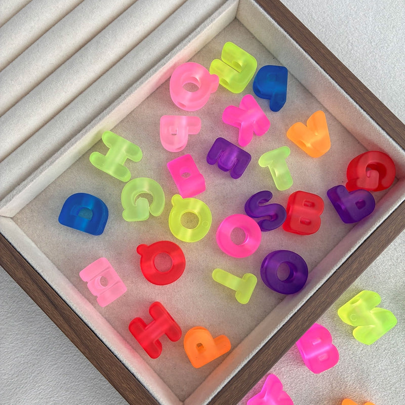 Rubberized Acrylic Beads Eon