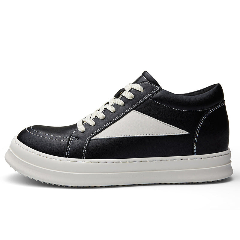 Hommes Chaussures Épaisseur Semelle Rond Toe Vintage Patchwork