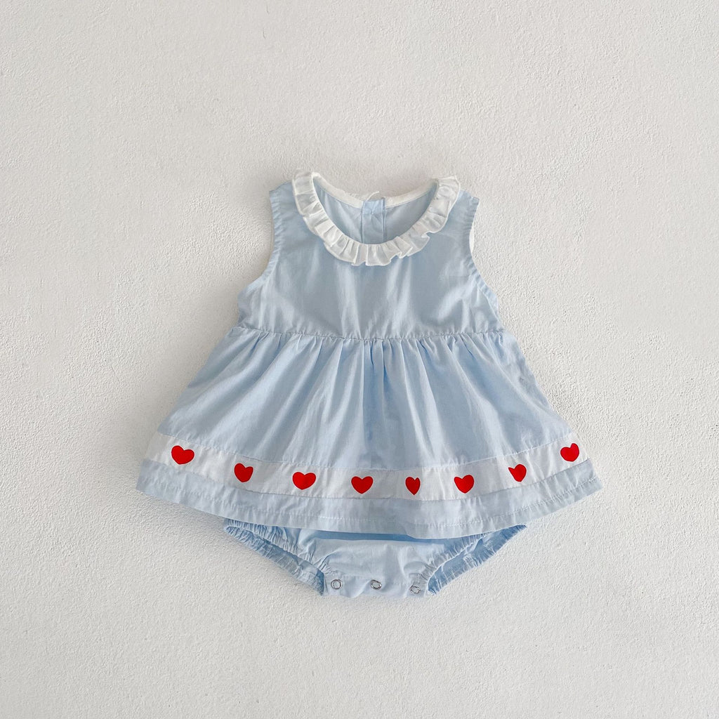 Cotton pour enfants Pitching Love combinaison de saut respirante
