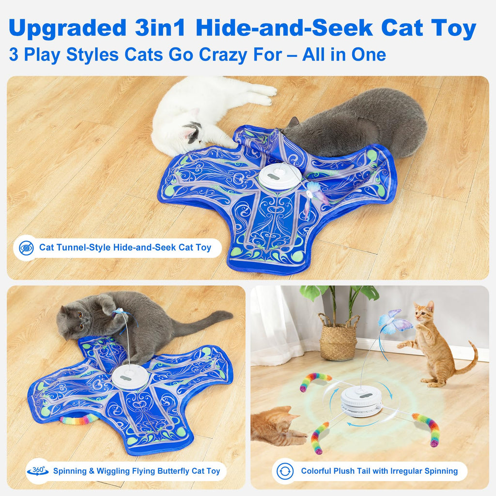 Jouets interactifs pour chats d'intérieur