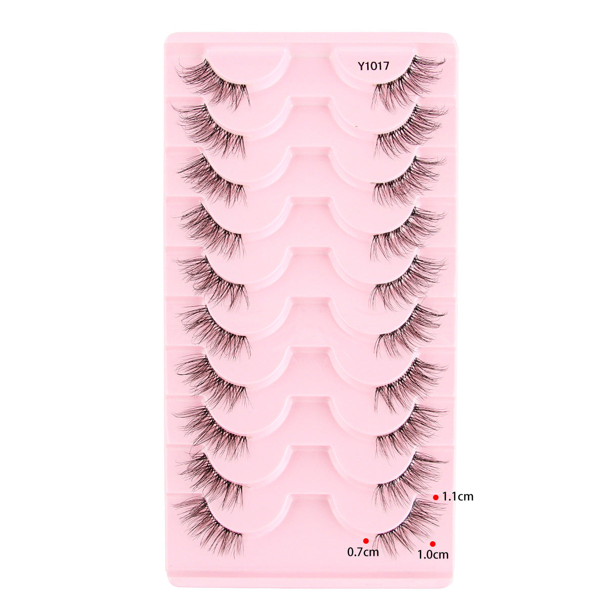 Femmes Portable Européen et style américain Sheer demi-longueur faux cils