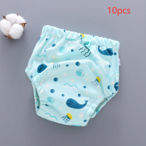 Pantalons d'entraînement pour bébés Lavable Couverture de couche de gaze 6 couches