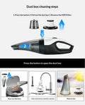 High-power cordless car vacuum cleaner