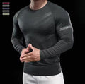 T-shirt sport polyvalent à manches longues pour hommes