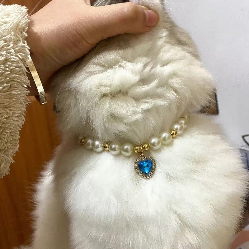 Internet populaire Celebrity Cat Pearl Collier