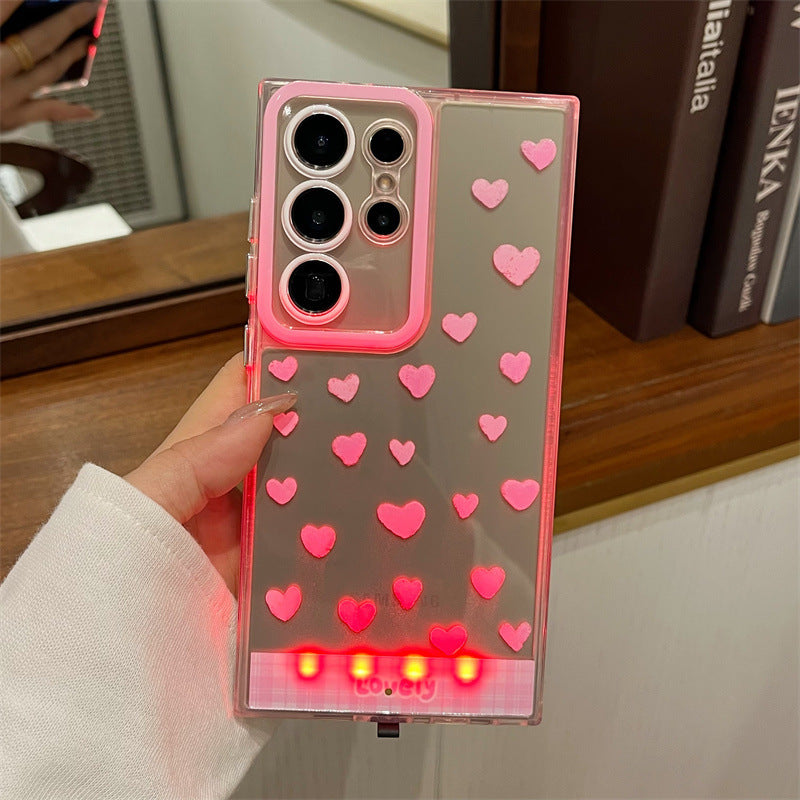 Coffret téléphonique complet en forme de cœur