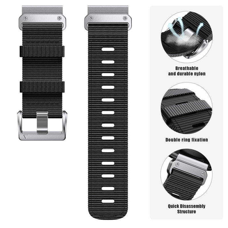 Bracelet de montre en nylon tissé à libération rapide