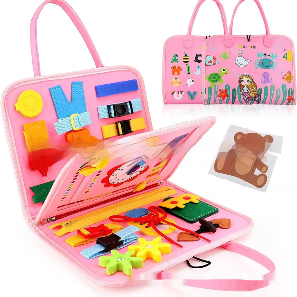 Portable Conseil d'apprentissage du vêtement pour enfants Toy Conseil d'éducation précoce