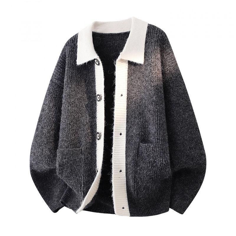 Fashionable autumn and winter cardigan for teenagers
