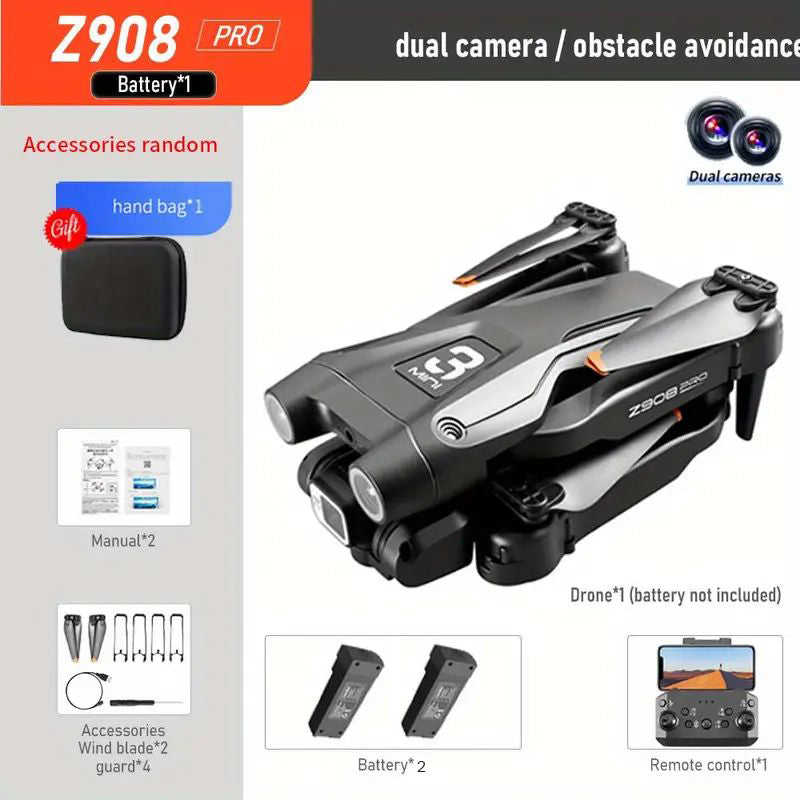 Z908 Dual Camera Dual Electric Drone--noir