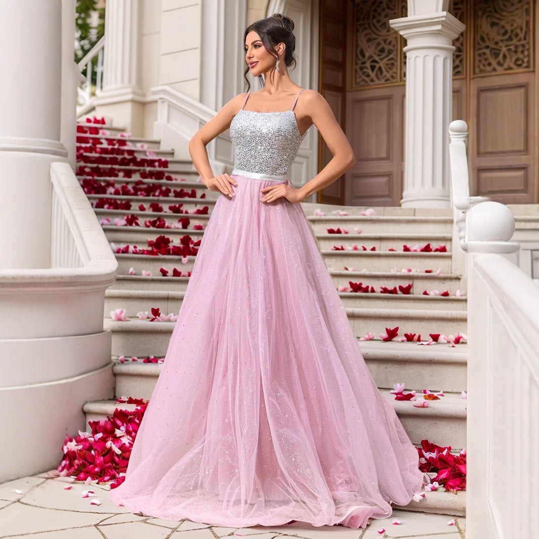 Robe de mariée avec paillettes Robe du soir