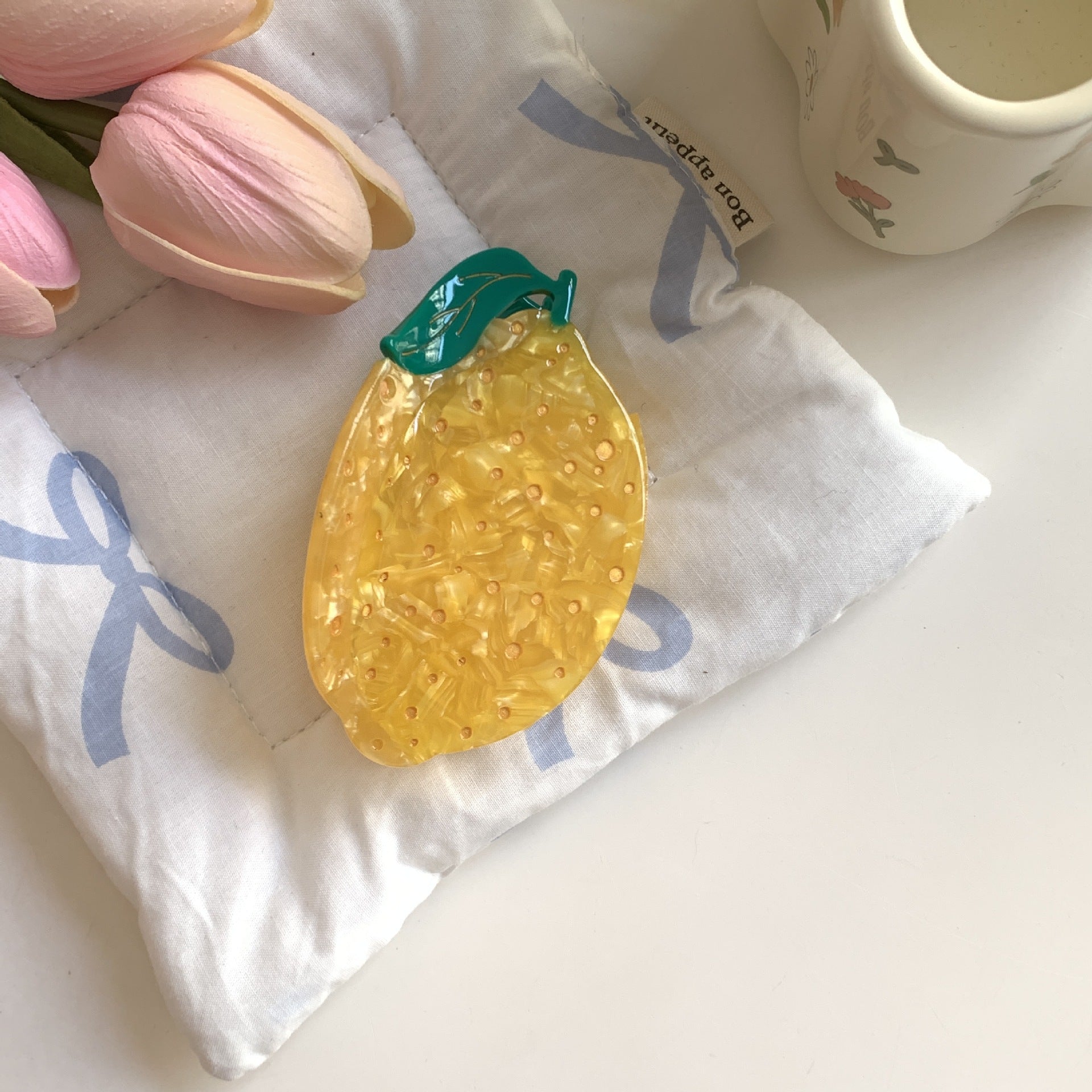 Poignée de fruits Accessoires pour cheveux acétate minoritaire