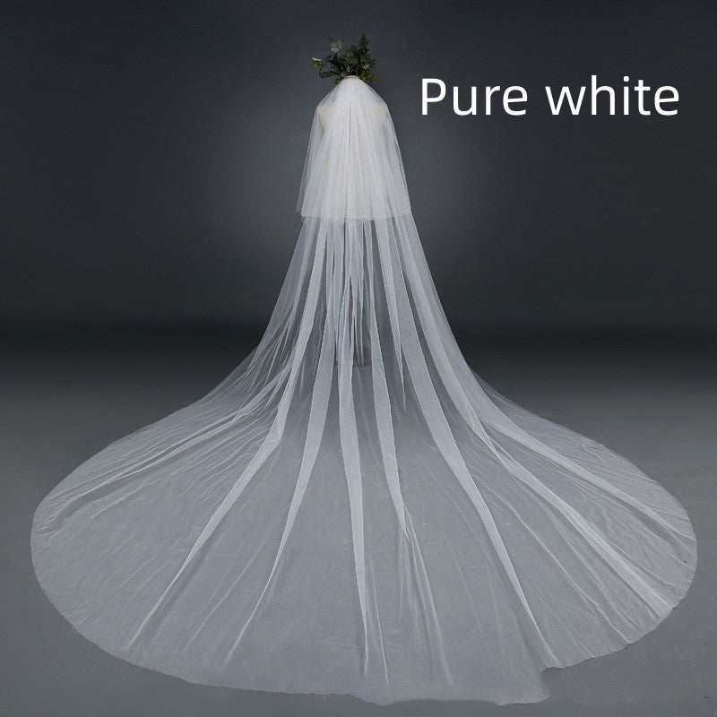 Voile de mariage élargie