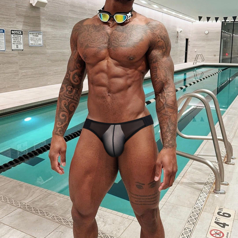 Transparent Mesh Mode Relievo modèle ceinture T-back