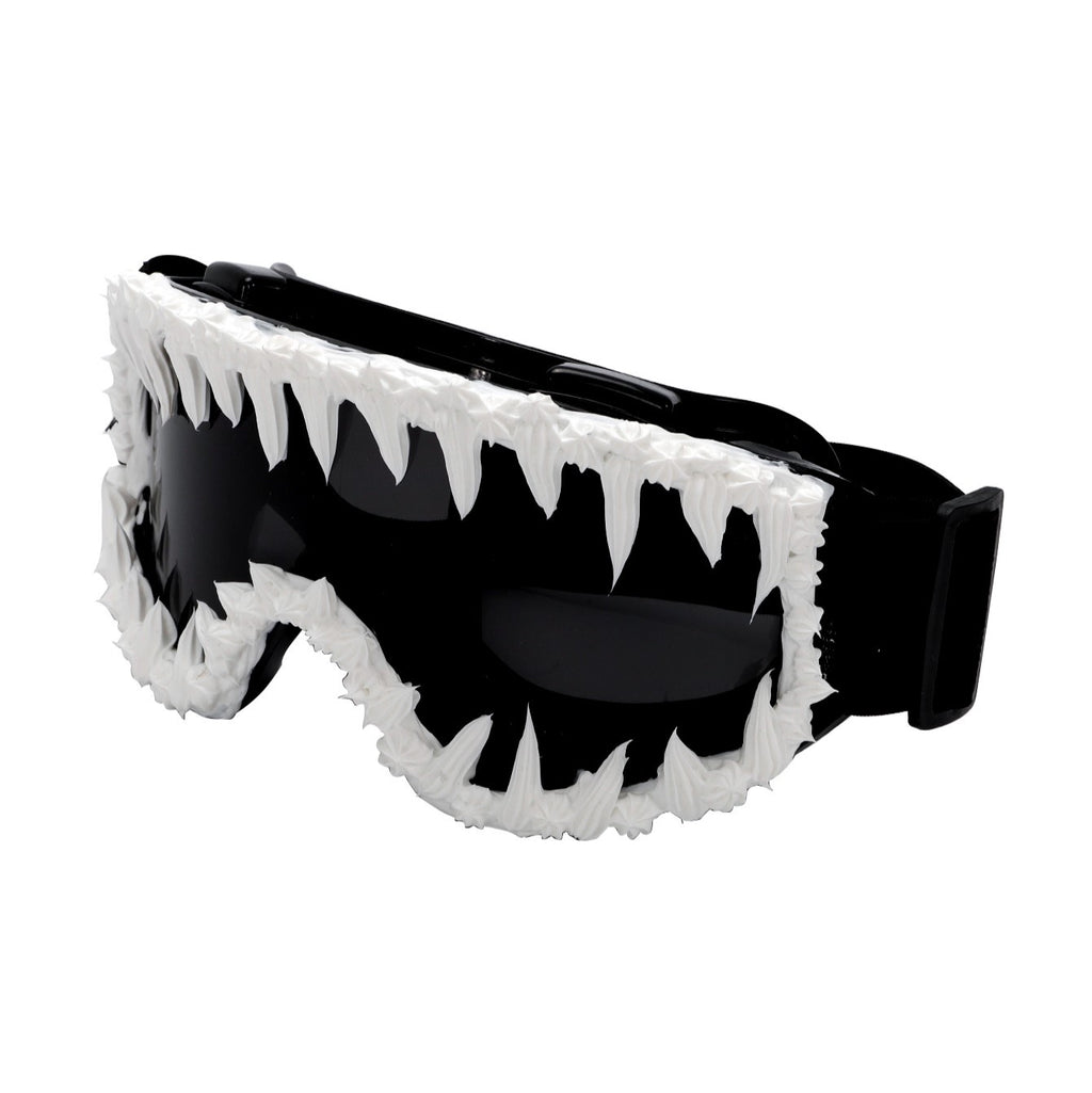 Lunettes de soleil réfléchissantes en résine de rinçage en style Hip-HopRock
