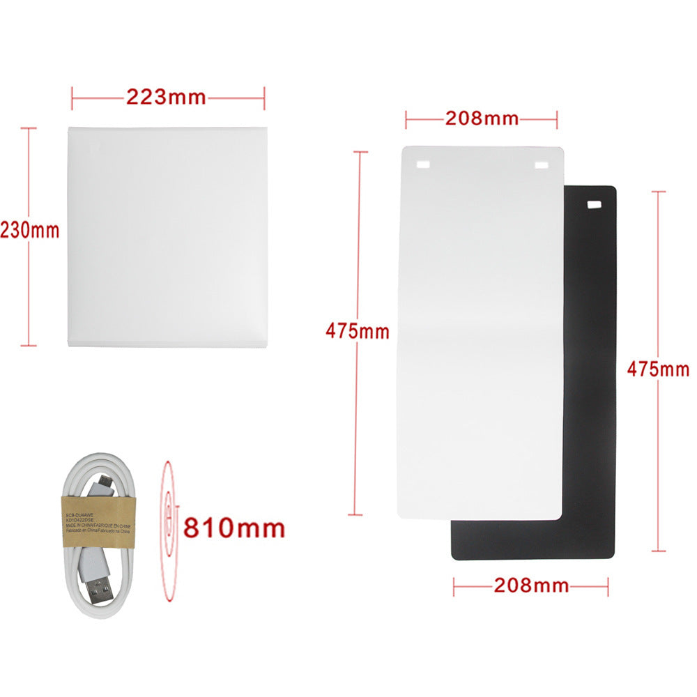 20cm pliant studio Photo professionnelle simple LED petite boîte à lumière