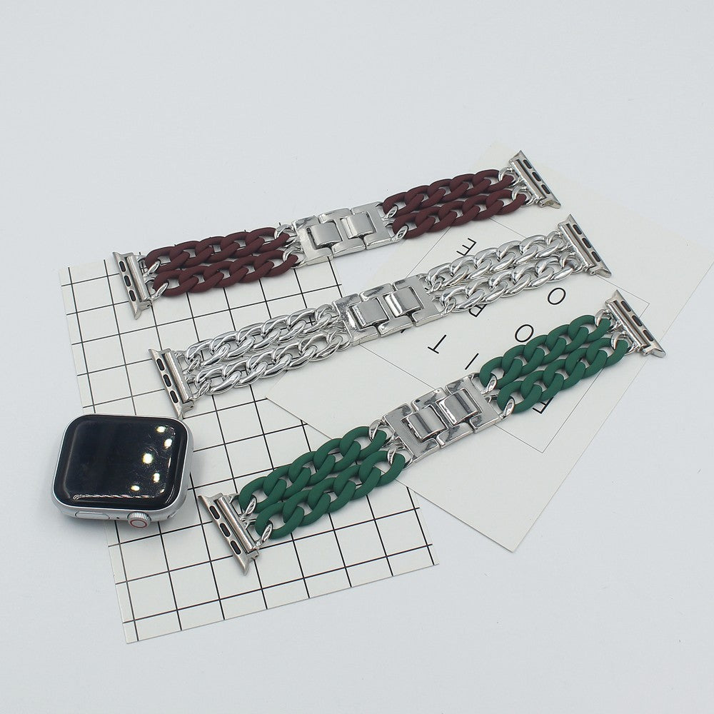 Bracelet de la chaîne de denim en résine